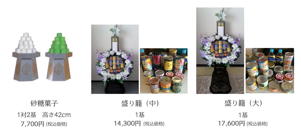 砂糖菓子　盛り籠