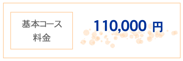 基本コース料金 110,000円